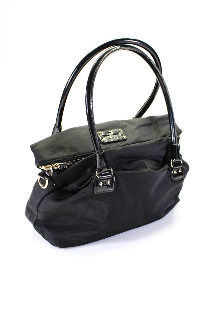 Kate spade leather top handle bag  Kate spade handbags black, Top handle  bag, Bags
