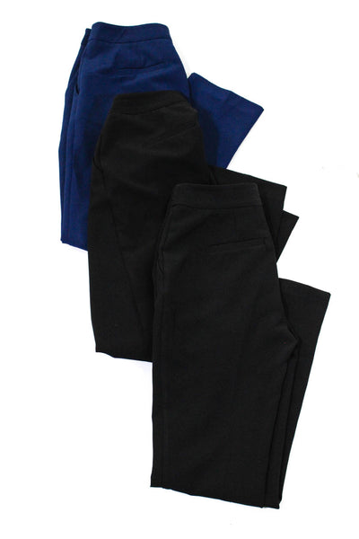 Laundry by Shelli Segal Womens Mid-Rise Trousers Navy Blue Black Size 2 0 Lot 3