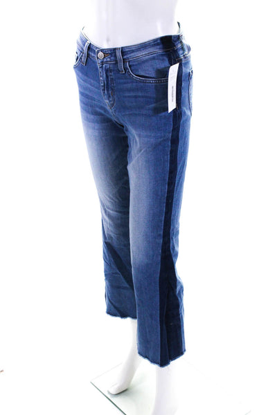 Flying Monkey Women's Zip Fly Straight Leg High Rise Jeans Blue Size 25