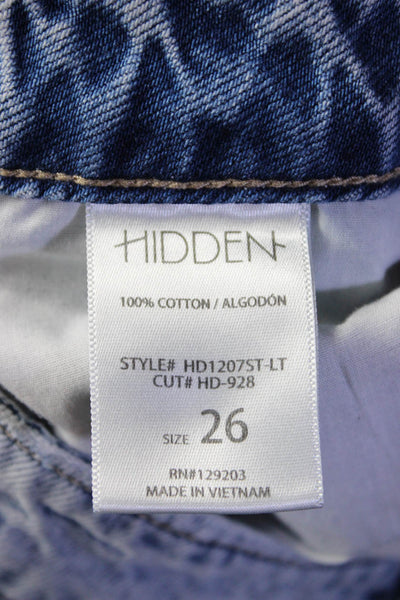L.T.J Denim Hidden Women's High Rise Jeans Black Blue Size 25 26 Lot 2