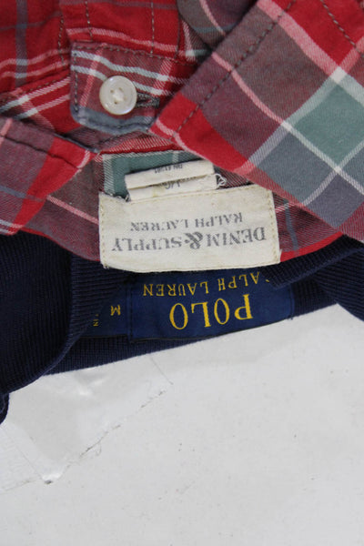 Polo Ralph Lauren Denim & Supply By Ralph Lauren Men Tops Navy Size M L Lot 2