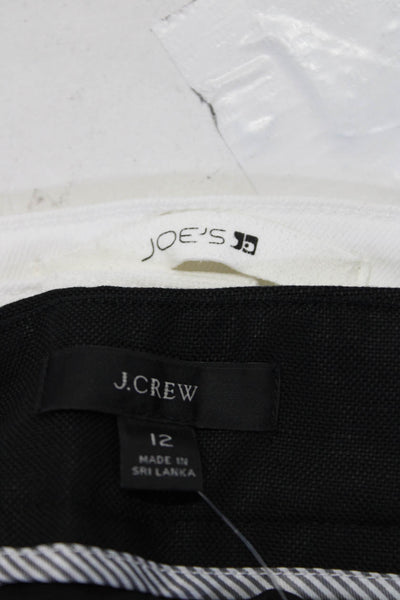 Joes J Crew Womens Cotton Distress Straight Jeans Pants White Size 31 12 Lot 2