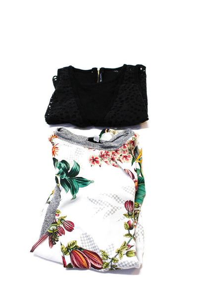 W118 By Walter Baker Women's Floral Dress Tank Top Black White Size S Lot 2
