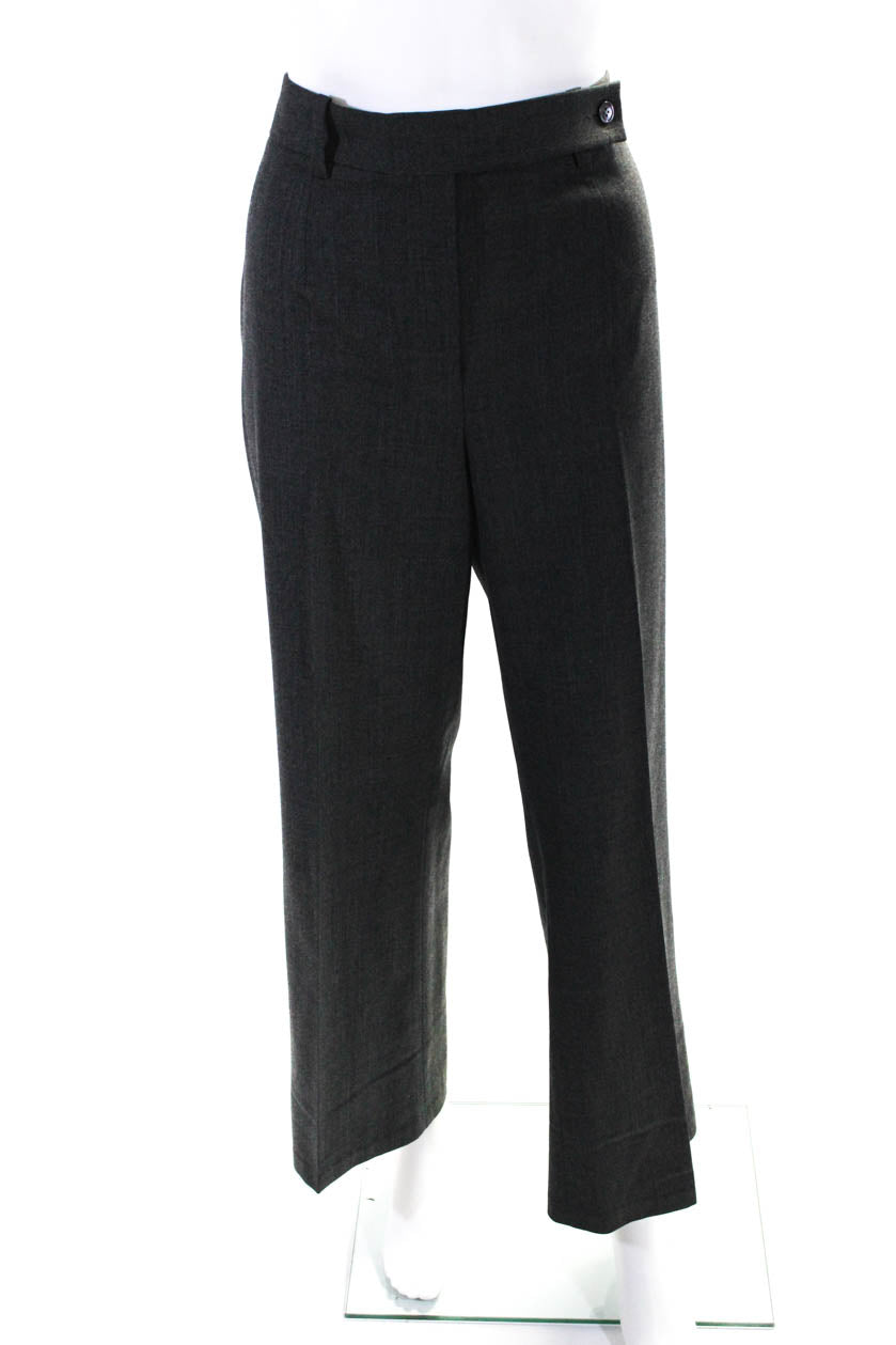 Michael Kors Women's Wool Blend High Rise Pleated Dress Pants Gray Siz -  Shop Linda's Stuff