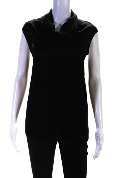 Michael Kors Womens Turltneck Shell Sweater Black Size Extra Small