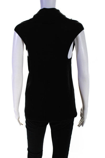 Michael Kors Womens Turltneck Shell Sweater Black Size Extra Small