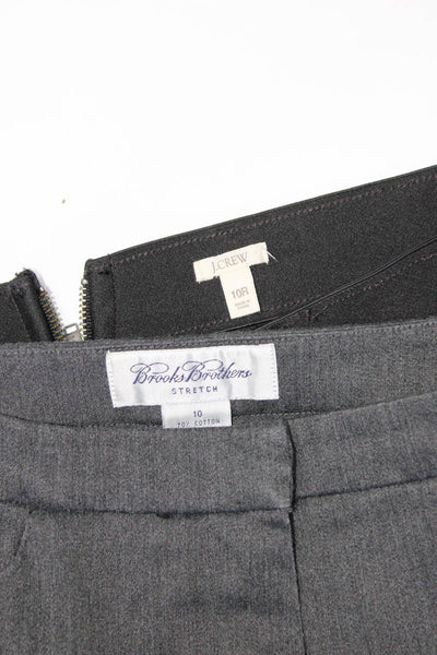J Crew Brooks Brothers Stretch Casual Pants Gray Size 10 Lot 2