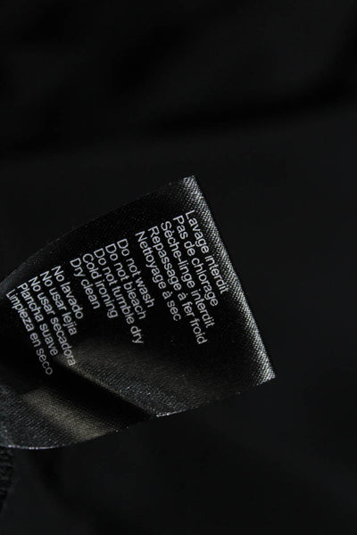 Ba&Sh Womens Cotton Darted 3/4 Sleeve Back Zipped A-Line Maxi Dress Black Size 0