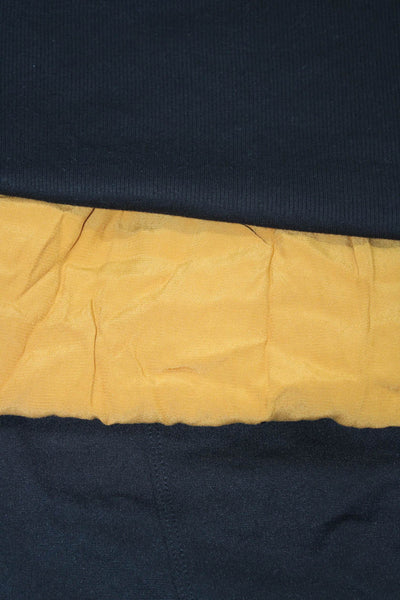 Massimo Dutti Women's Boat Neck Long Sleeves Blouse Mustard Yellow Size S Lot 3