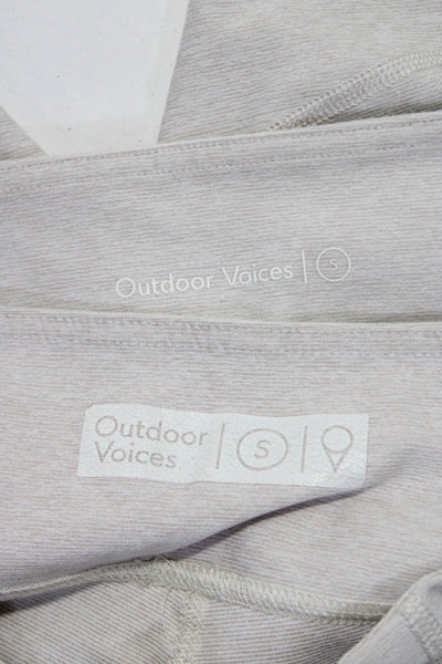 Outdoor Voices Womens Leggings Gray Size Small Lot 2