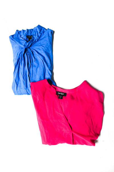 Lord & Taylor Karen Millen Womens Blouse Top Pink Size S 8 Lot 2