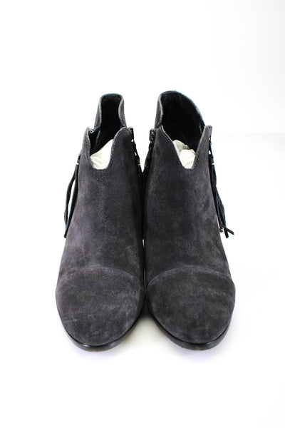 Rag & Bone Womens Darted Double Side Zipped Cuban Heel Booties Gray Size EUR38.5