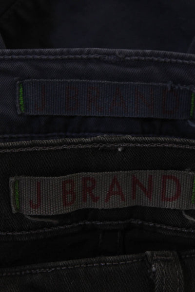 J Brand Womens Pencil Jeans Pants Black Gray Size 25 Lot 2