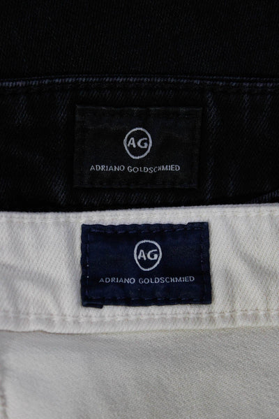 AG Adriano Goldschmied Womens Black The Farrah Skinny Ankle Jeans Size 26 lot 2