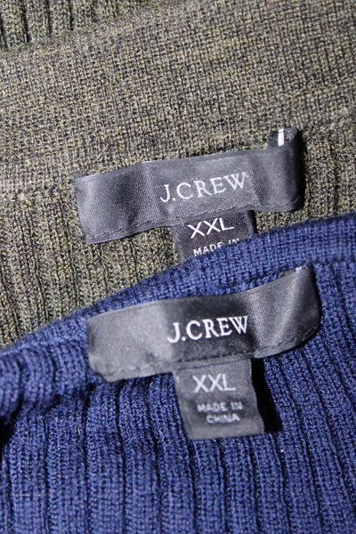 J Crew Womens Sweater Pullover Navy Size 2X Lot 2