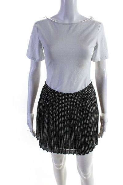 Madewell Womens Cotton T-Shirt Pleated Skirt Multicolor Black Size XS 0 Lot 2