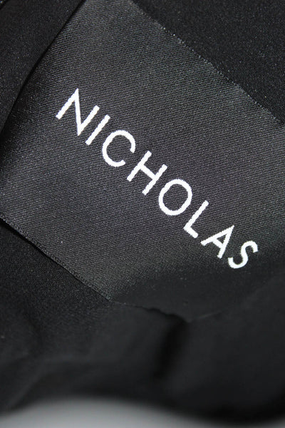 Nicholas Women's Floral Sleeveless V Neck Ruffle Mini Dress Multicolor Size 2