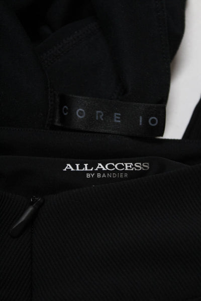 Core 10 All Access Womens Zip Long Sleeve Jacket leggings Black Size XS M Lot 2
