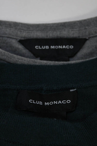 Club Monaco Womens Crew Neck Sweater Sheath Dress Green Gray Size XS Lot 2
