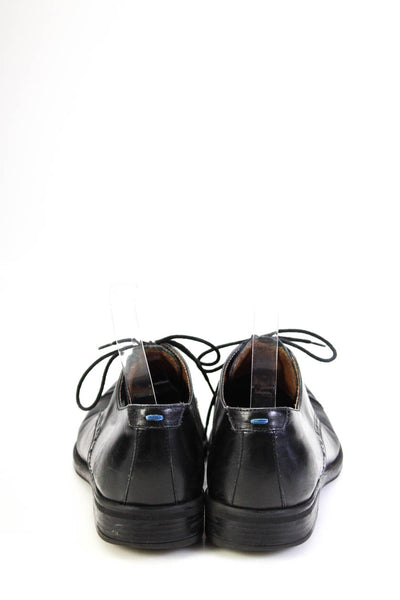Kurt Geiger London Mens Black Leather Lace Up Cap Toe Oxford Shoes Size 11