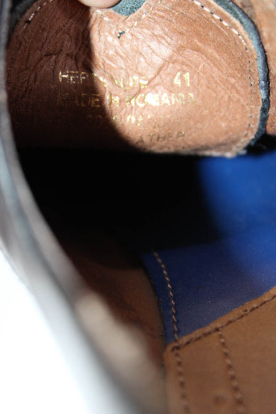 Kurt Geiger London Mens Black Leather Lace Up Cap Toe Oxford Shoes Size 11