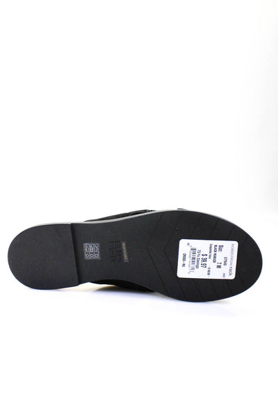 Eileen Fisher Women's Crisscross Straps Flip Flop Sandals Black Size 7