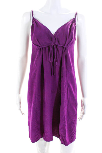 Twelfth Street by Cynthia Vincent Women's Sweetheart Tank Dress Purple Size M