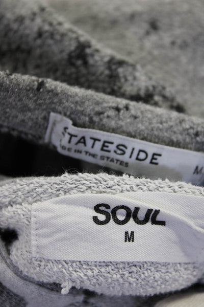 Stateside Soul Womens Sweatshirts Gray Size Medium Lot 2