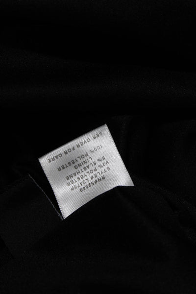 Laundry Womens Black Drape Neck Tie Back Sleeveless Wiggle Dress Size 2P