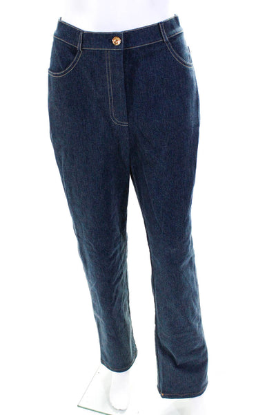 St. John Essentials By Marie Gray Women's Straight Leg Jeans Blue Size 6