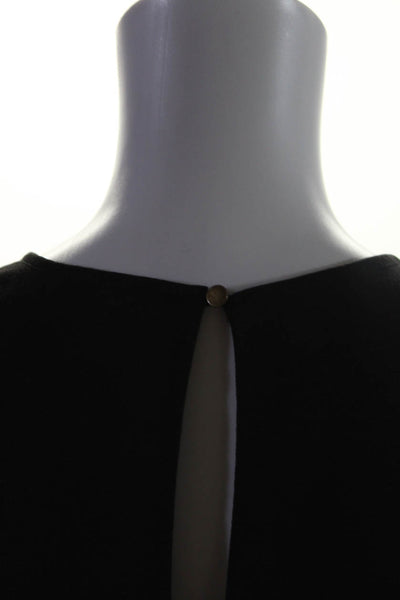 Wilfred Womens Elastic Waist Keyhole Back Sleeveless Romper Black Size XS