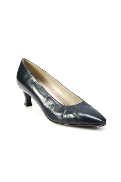 Bruno Magli Women's Pointed Toe Cone Heels Pumps Shoes Black Size 8