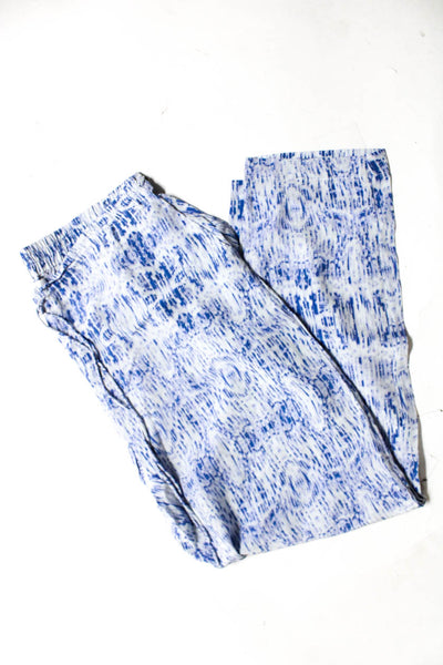 Scotch And Soda Mikoh Womens Mixed Media Tank Top Pants Blue White 1 3 Lot 2