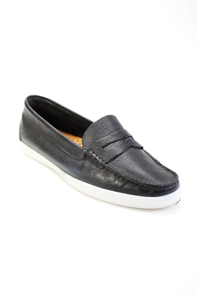 Marc Joseph New York Women's Slip On Leather Low Top Loafers Black Size 9.5