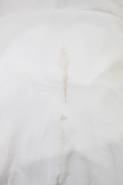 Lacausa Women's Scoop Neck Spaghetti Straps Shift Mini Dress White Size XS