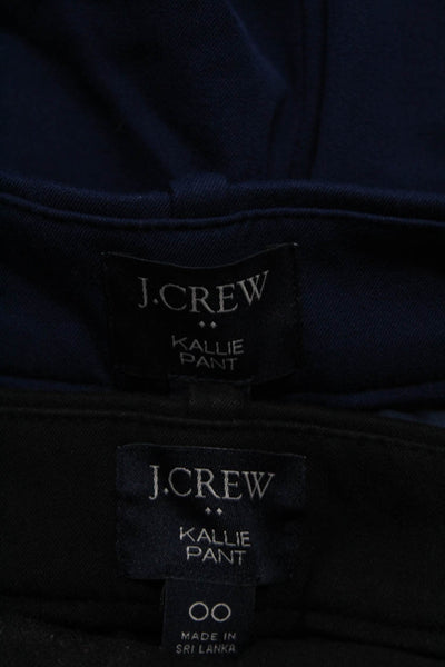 J Crew Womens Pants Trousers Black Size 00 Lot 2