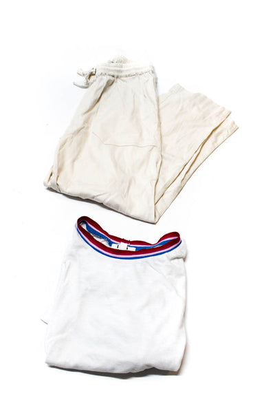 LNA Women's Crewneck Short Sleeves T-Shirt White Size XS Lilla P Pant S Lot 2