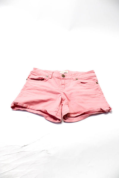 J Crew Women's Zip Lined Pencil Midi Skirt Animal Print Pink Short Size 6 Lot 2