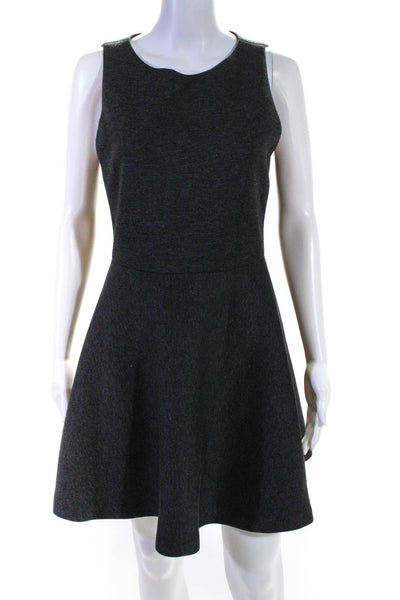 Alice + Olivia Women's Sleeveless A Line Knee Length Casual Dress Gray Size 8