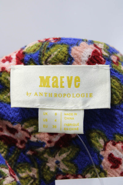 Maeve Anthropologie Women's Floral Print Pencil Skirt Multicolor Size 4