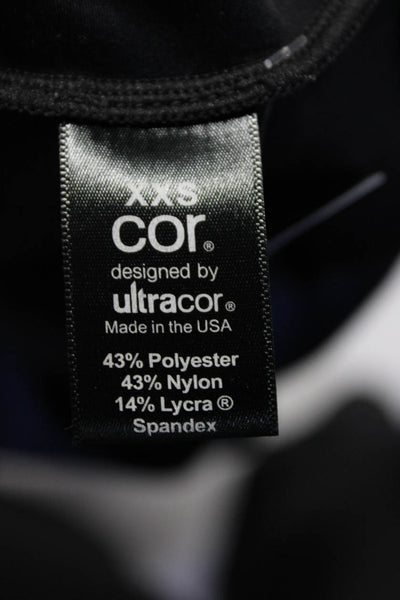 Ultracor Women's Star Print Long Sleeve Pullover Hoodie Blue Size XXS