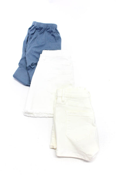 BLANKNYC Womens Cotton Tank Top Denim Skirt Shorts Blue White Size S 25 26 Lot 3
