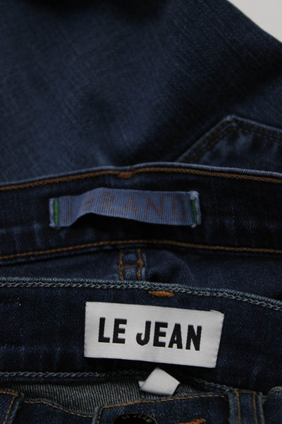 Le Jean J Brand Dark Wash Straight Leg Stretch Jeans Blue Size 24 25, Lot 2