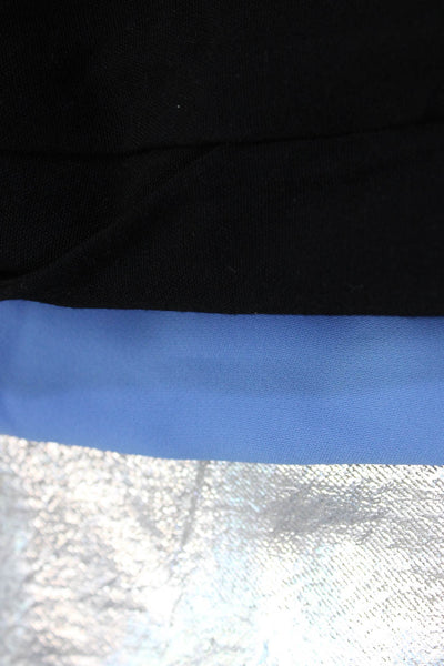 NA-KD Women's Pants Jeans Tailoring Shorts Black Blue Silver Size S M 4 Lot 3