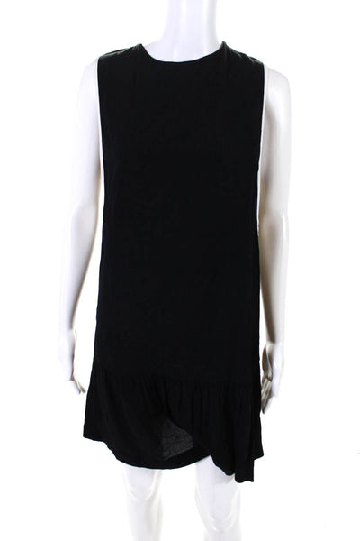 Sandro Womens Sleeveless Drop Waist Dress Black Size 1