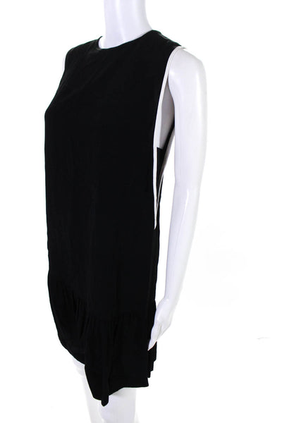 Sandro Womens Sleeveless Drop Waist Dress Black Size 1