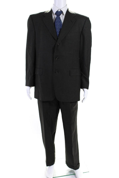 Hart Schaffner Marx Men's Three-Button Lined Coordinating Suit Brown Size 42 35
