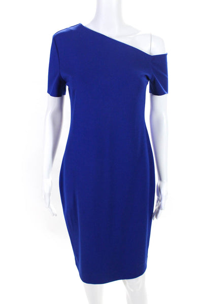 Donna Morgan Zara Womens Lined Short Sleeve Shift Dress Red Blue Size 2 M, Lot 2
