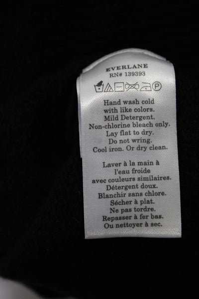 Everlane Womens Black The Cashmere Cardigan  Size S