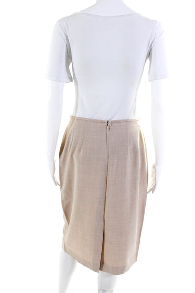 Bloomingdales & Tahari Women's Pencil Skirt Gray Beige Size 10 12, Lot 2